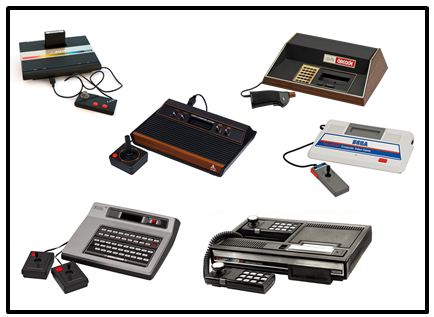 80's Video Game Systems Vintage Video Game Consoles